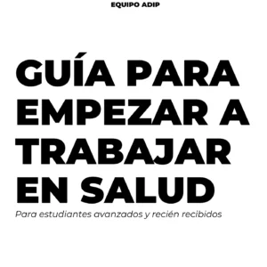 E-Book - Guía para Empezar a Trabajar en Salud